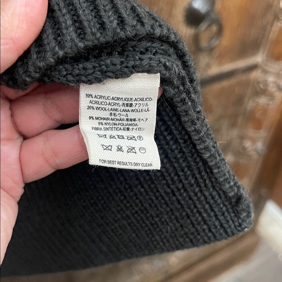 Free People Oversized Stripe Knit Sweater Tunic | Size S - Picture 6 of 6